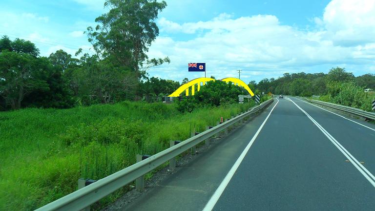 Shark Creek Bridge Maclean Grafton Tynedale nsw