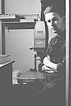 Ture Sjolander in the lab. 1962, Mosebacke Torg Svartensgatan 22 Stockholm